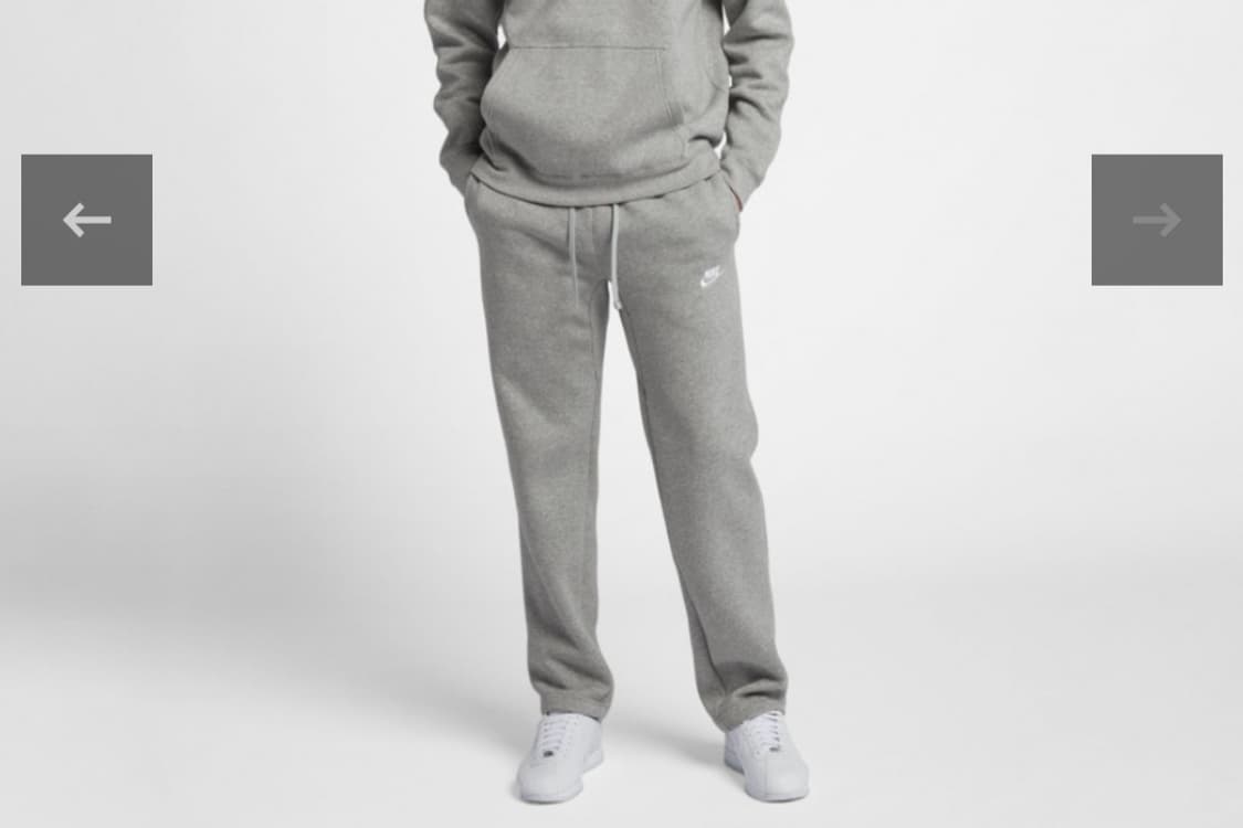 남성 나이키 기모일자팬츠 일자바지 와이드팬츠 트레이닝복 상품이미지2