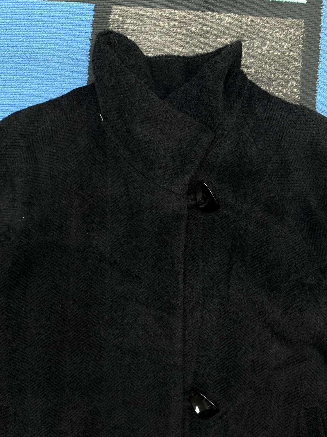 빈티지 알파카 해링본 코트 상품이미지2