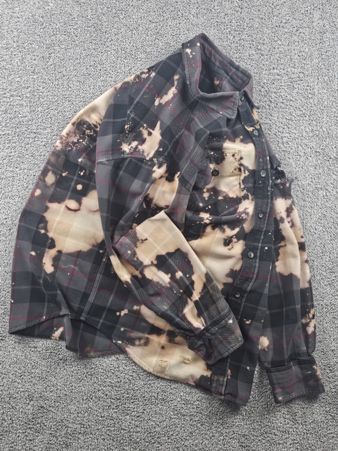 할리데이비슨 다잉 워시드 커스텀 플란넬 셔츠 ( L ) / 10585 상품이미지4