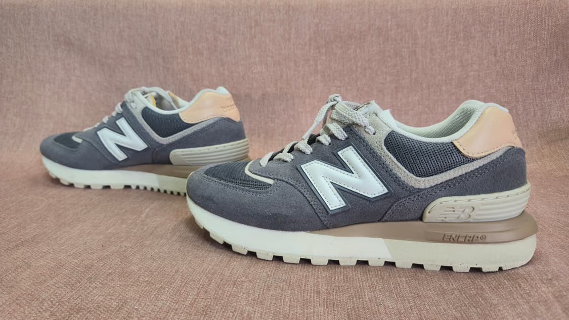 뉴발란스 245mm- 574 그레이 스웨이드 운동화 상품이미지4