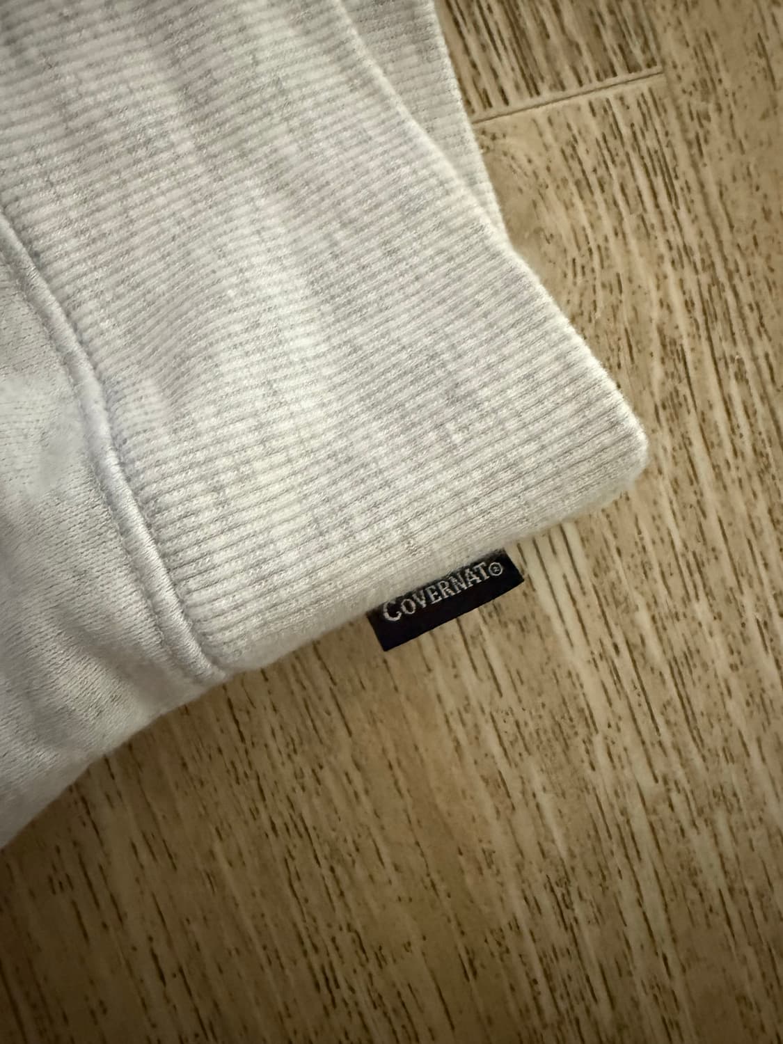 커버낫 로고 오트밀 반집업 S 상품이미지4