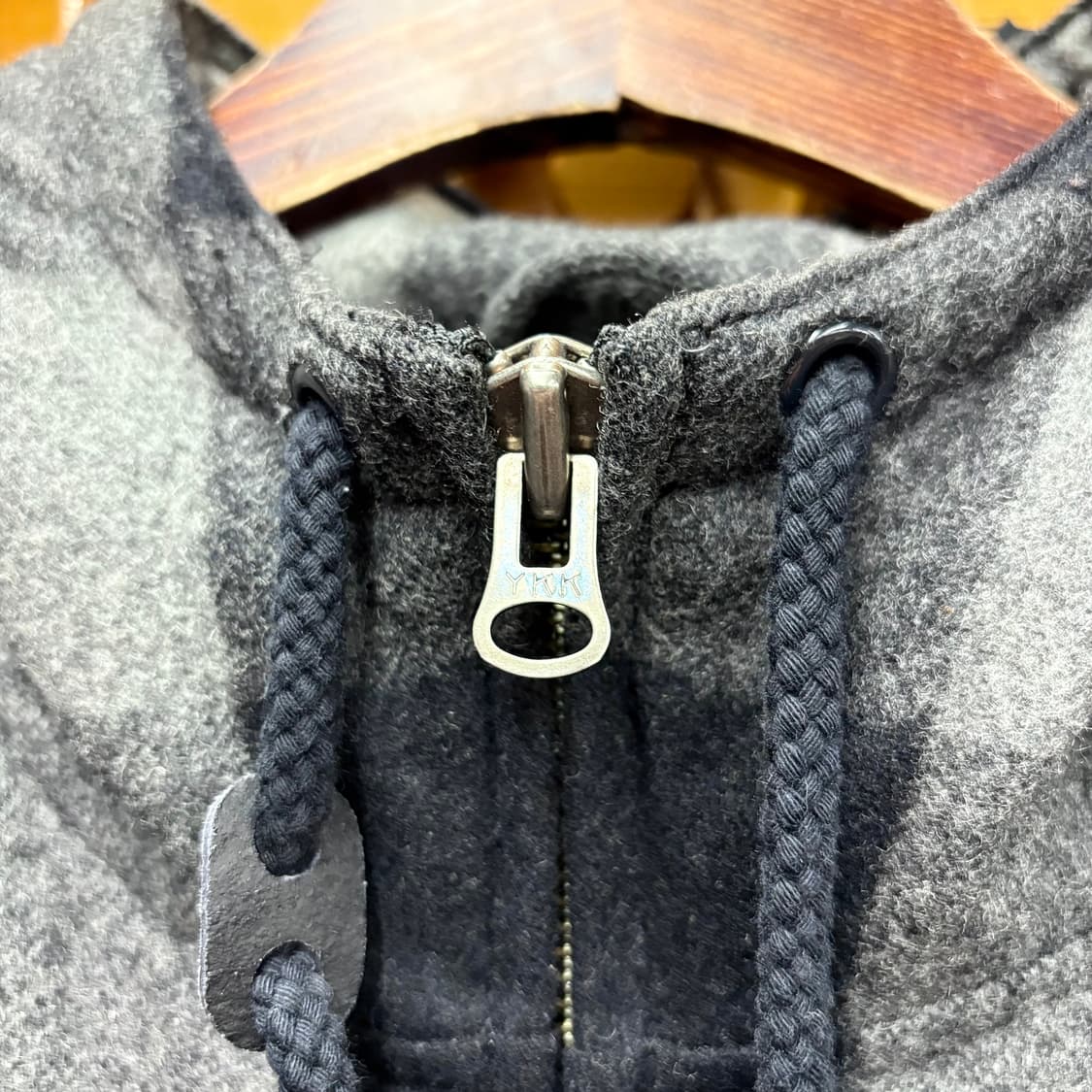 (M) 칼하트 컬트 포켓 디테일 하프 모직 체크 코트 상품이미지4