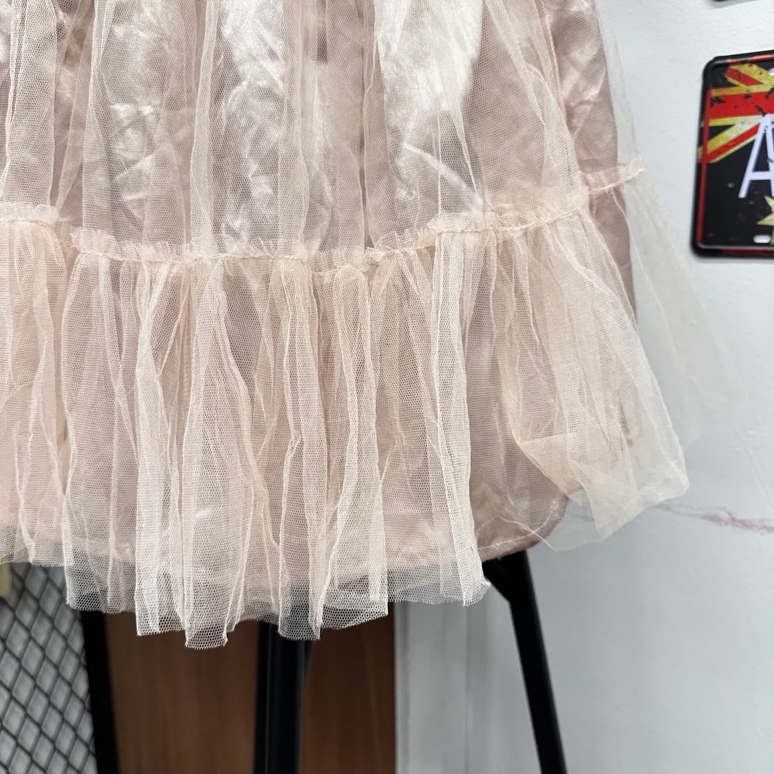 Rose Gold Chiffon Tutu Mini Skirt 상품이미지4