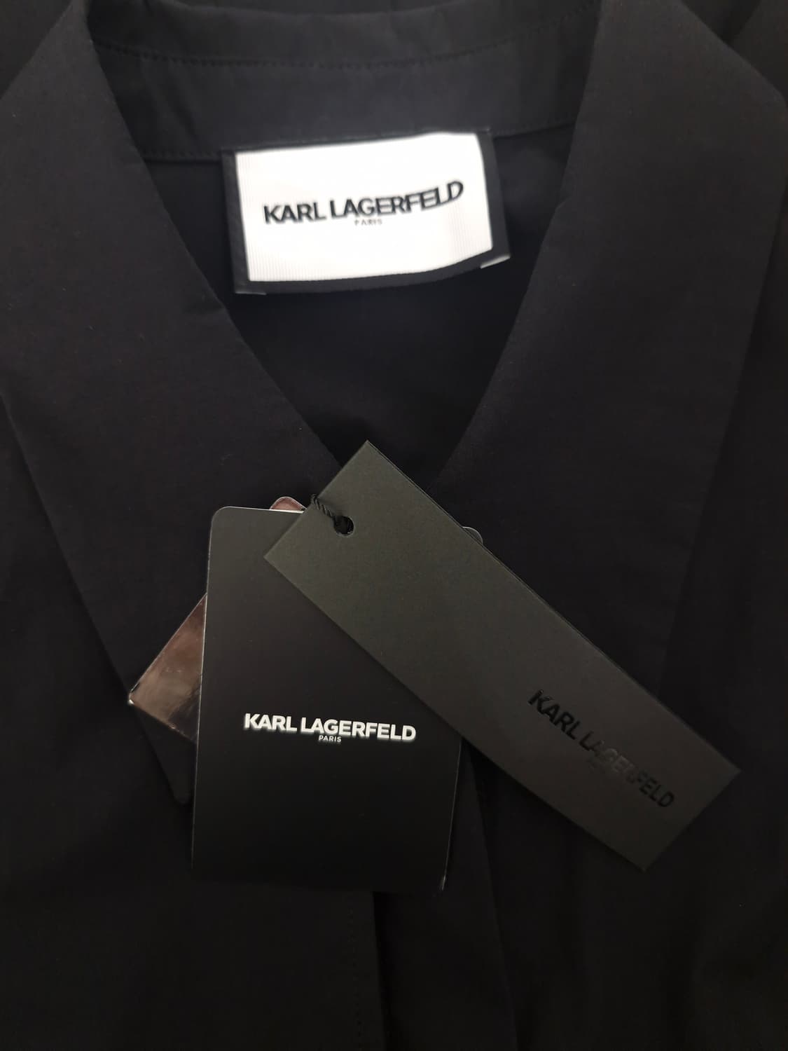 [새상품]KARL LAGERFELD 칼라거펠트 23년 트렌치 코트 원피스 상품이미지4