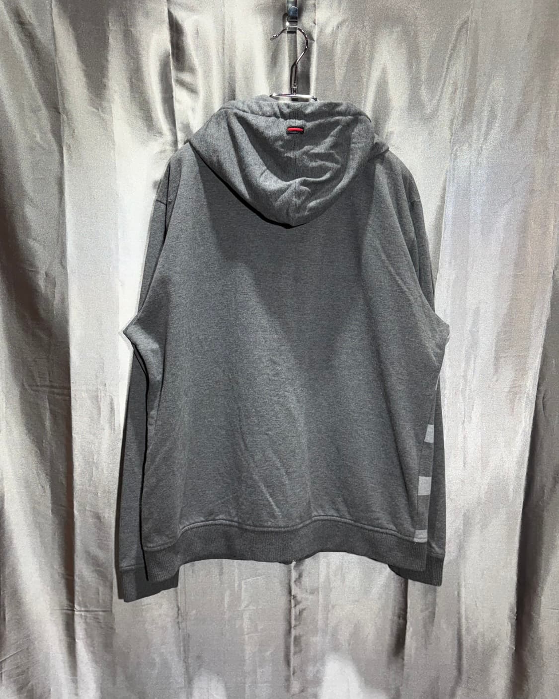 L FUBU 푸부 스트라이프 레드 스펠링 후드집업 상품이미지3