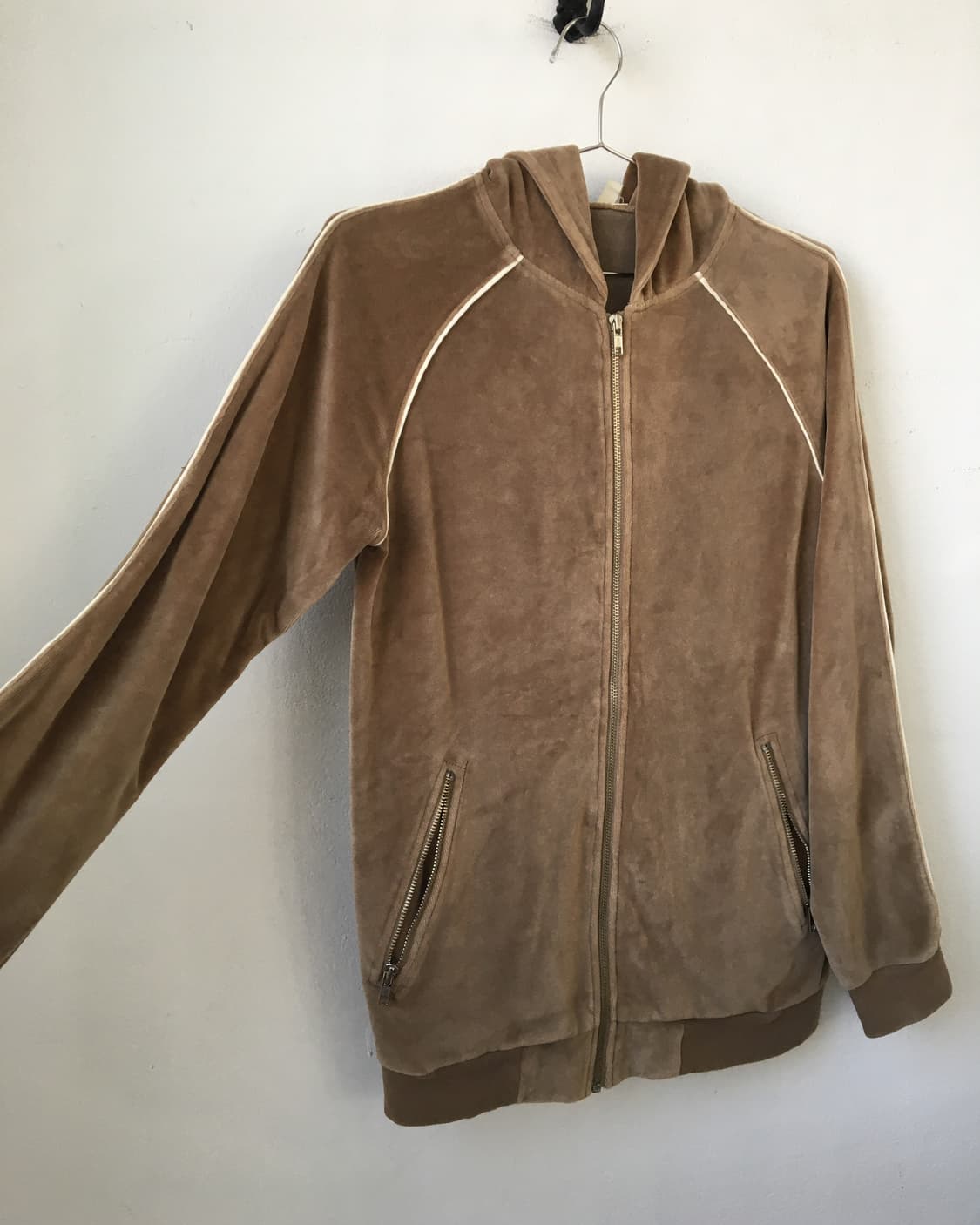 Velvet hood zip up 상품이미지4