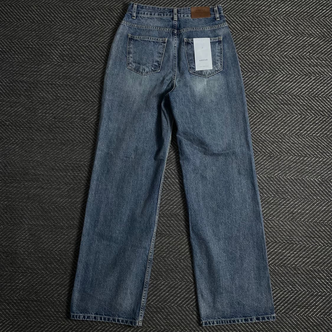 AHEAD 빈티지 와이드 워싱 데님 팬츠y 3681 상품이미지2