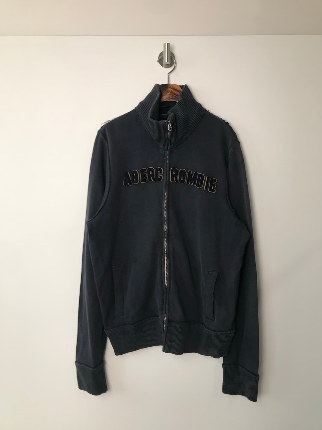 아베크롬비 y2k 와투케 네이비 코튼 져지 상품이미지2