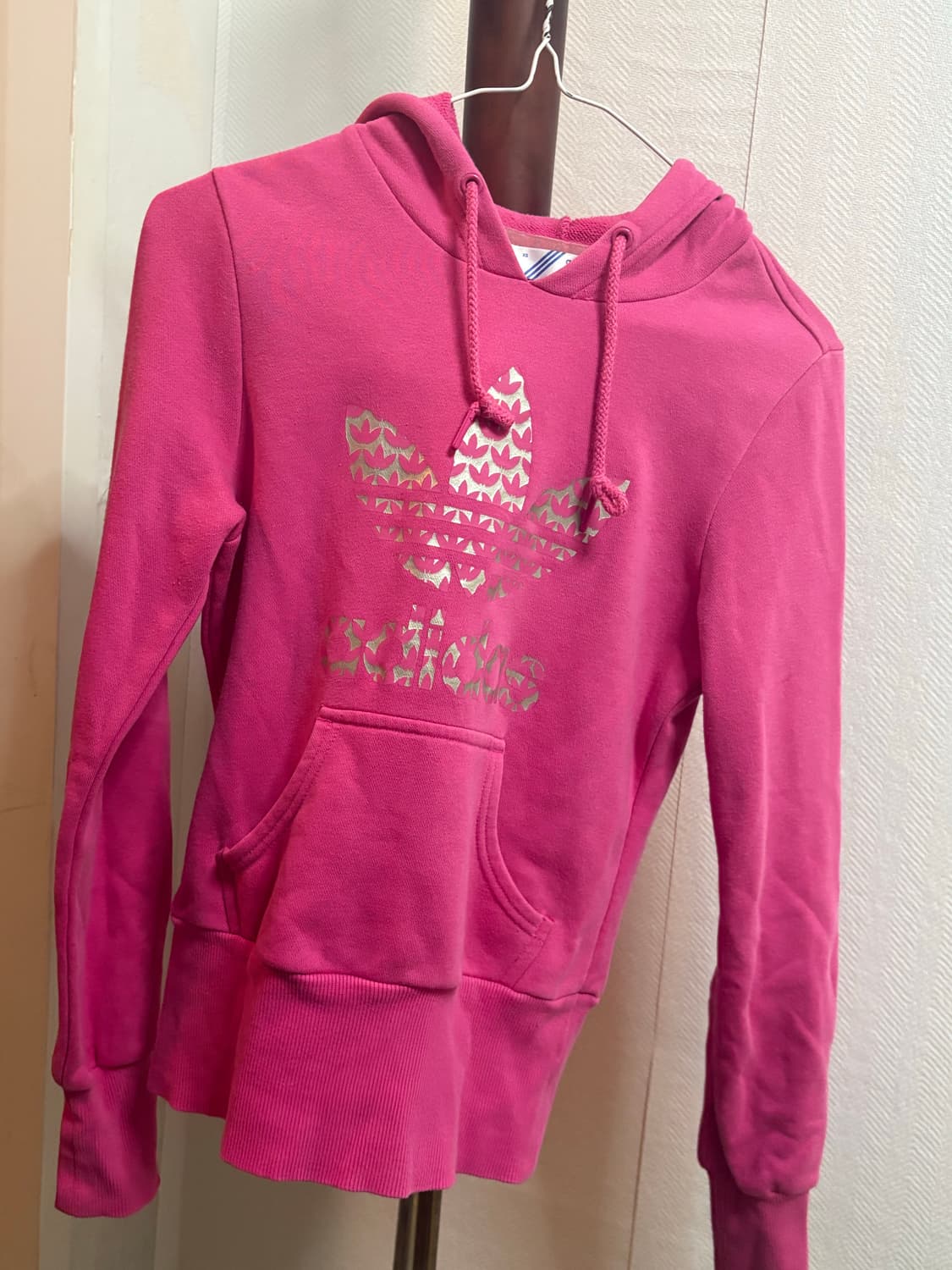 아디다스 핑크 후드티 XS 상품이미지1