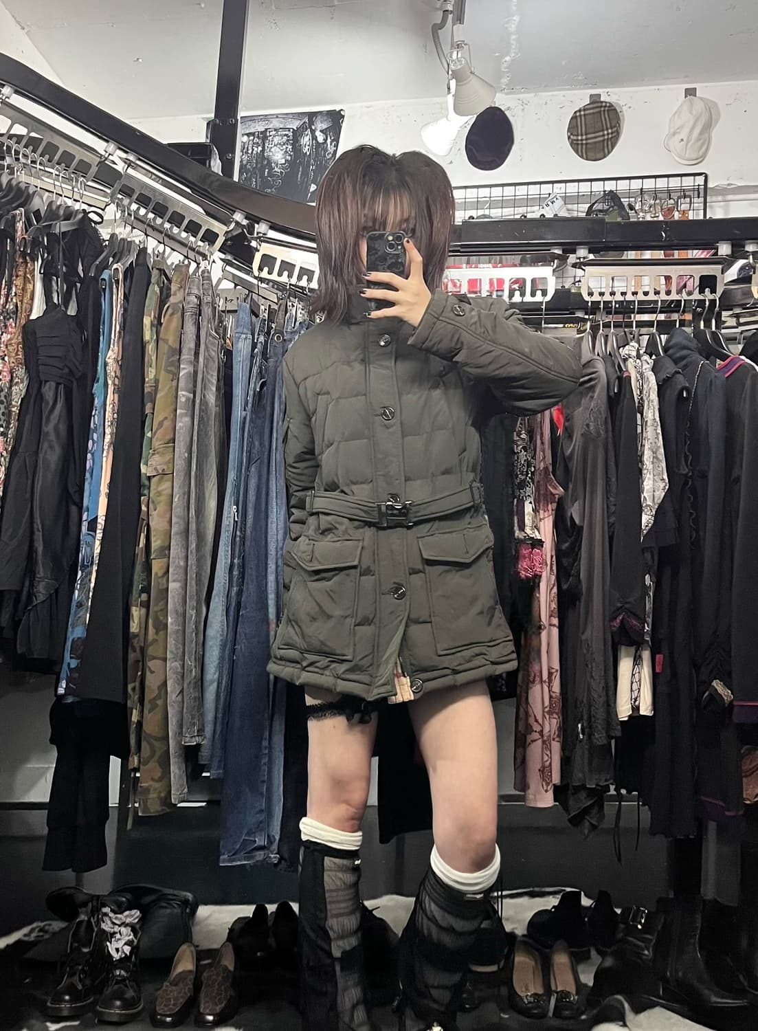 버버리 버클 미디 패딩 상품이미지1