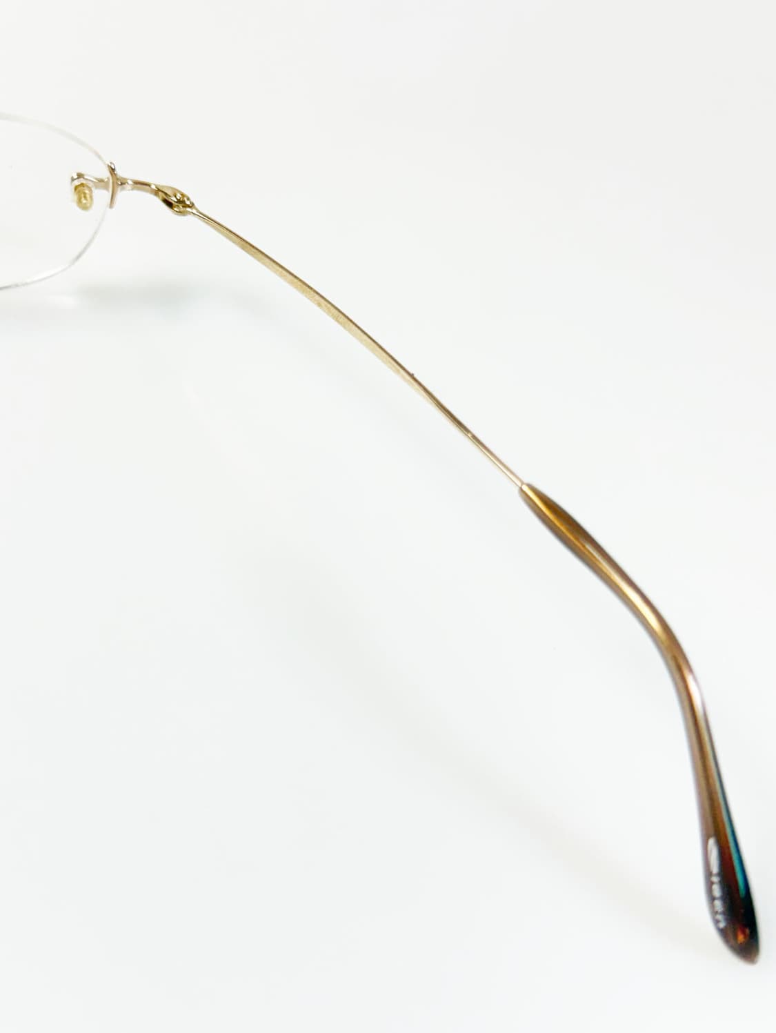 IGEN 오벌 무테 골드 메탈 프레임 빈티지 안경 상품이미지6