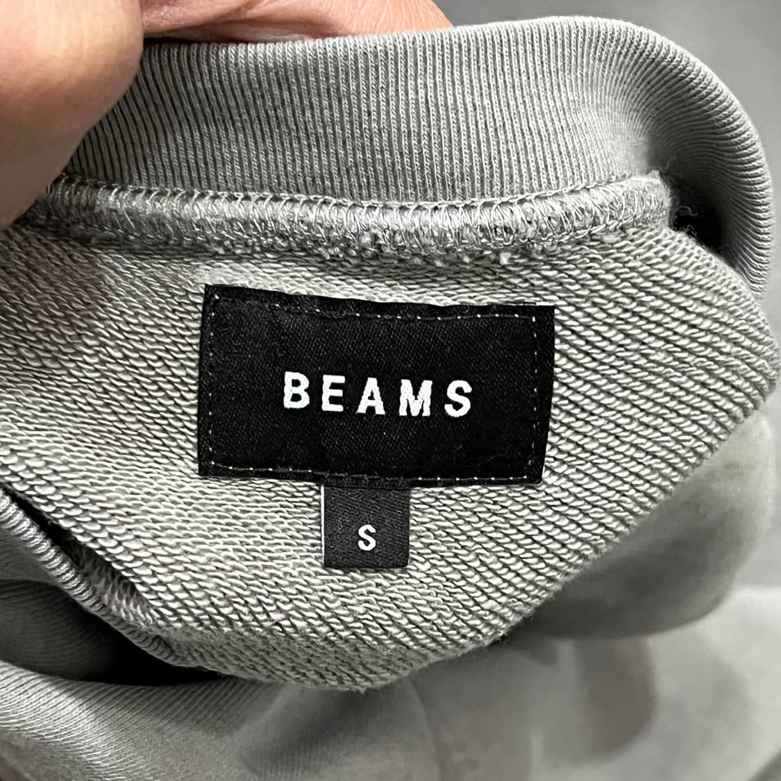  빔즈 레터링 하프 맨투맨 y15425 상품이미지5