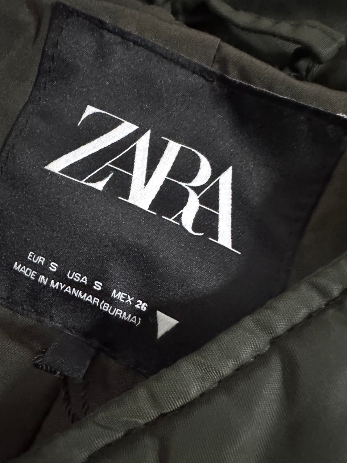 여성 자라 ZaRa 크롭 MA-1 봄버 점퍼 자켓 상품이미지3