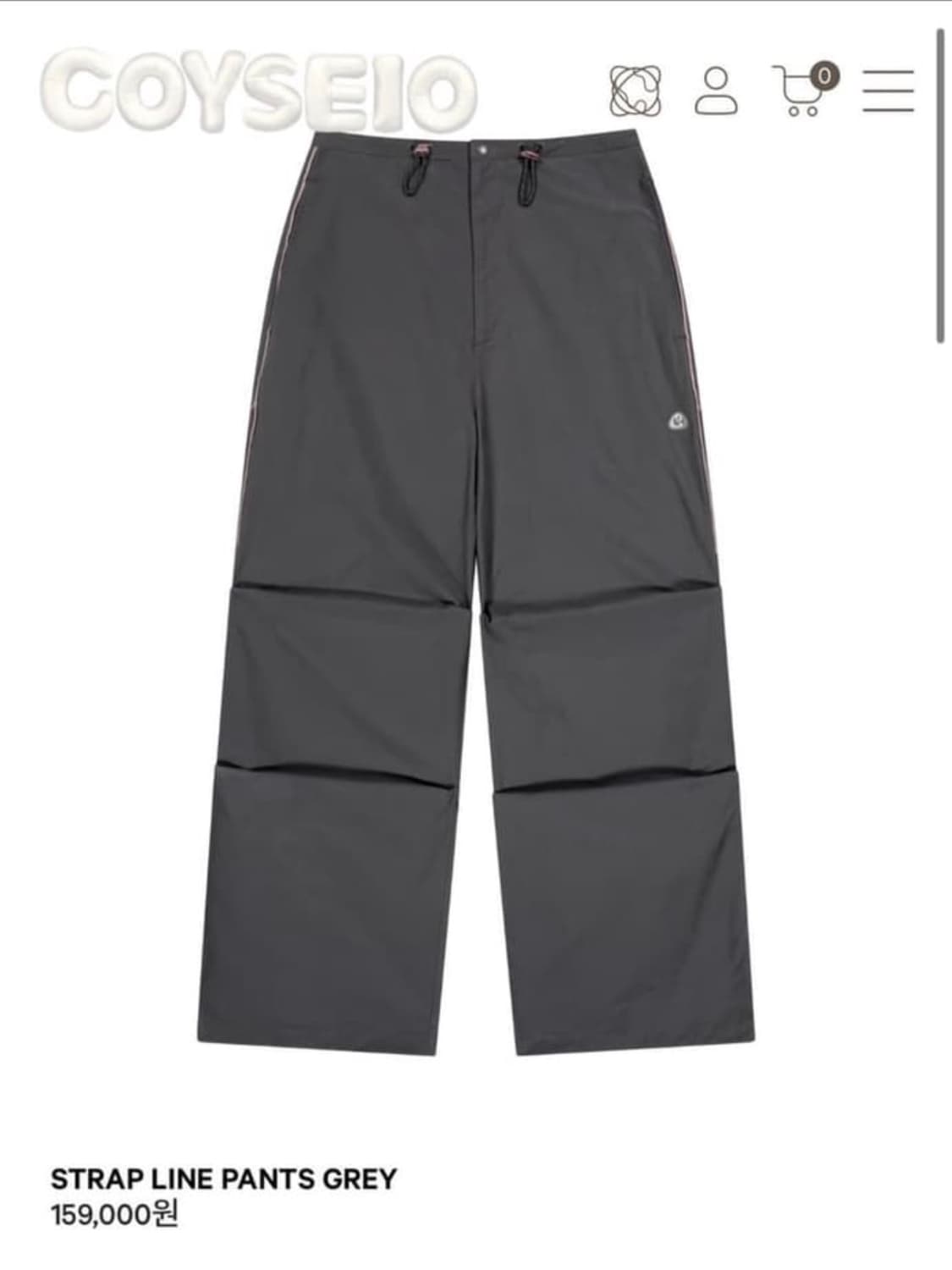 코이세이오 스트랩 라인 팬츠 1 상품이미지1