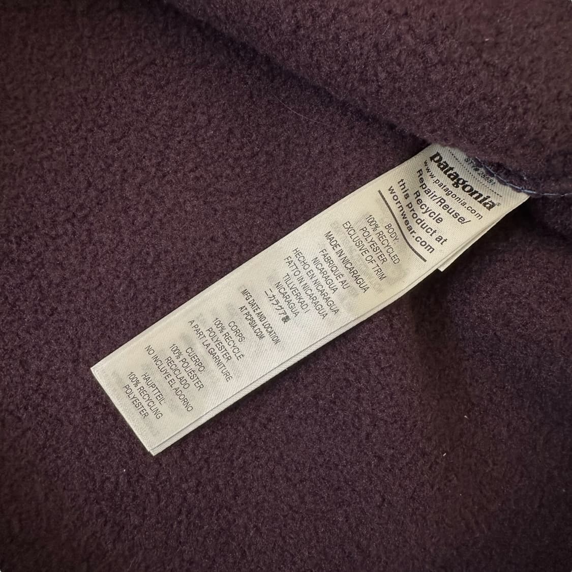 16FW 파타고니아 신칠라 스냅-티 플리스 블루/퍼플/옐로우 상품이미지3