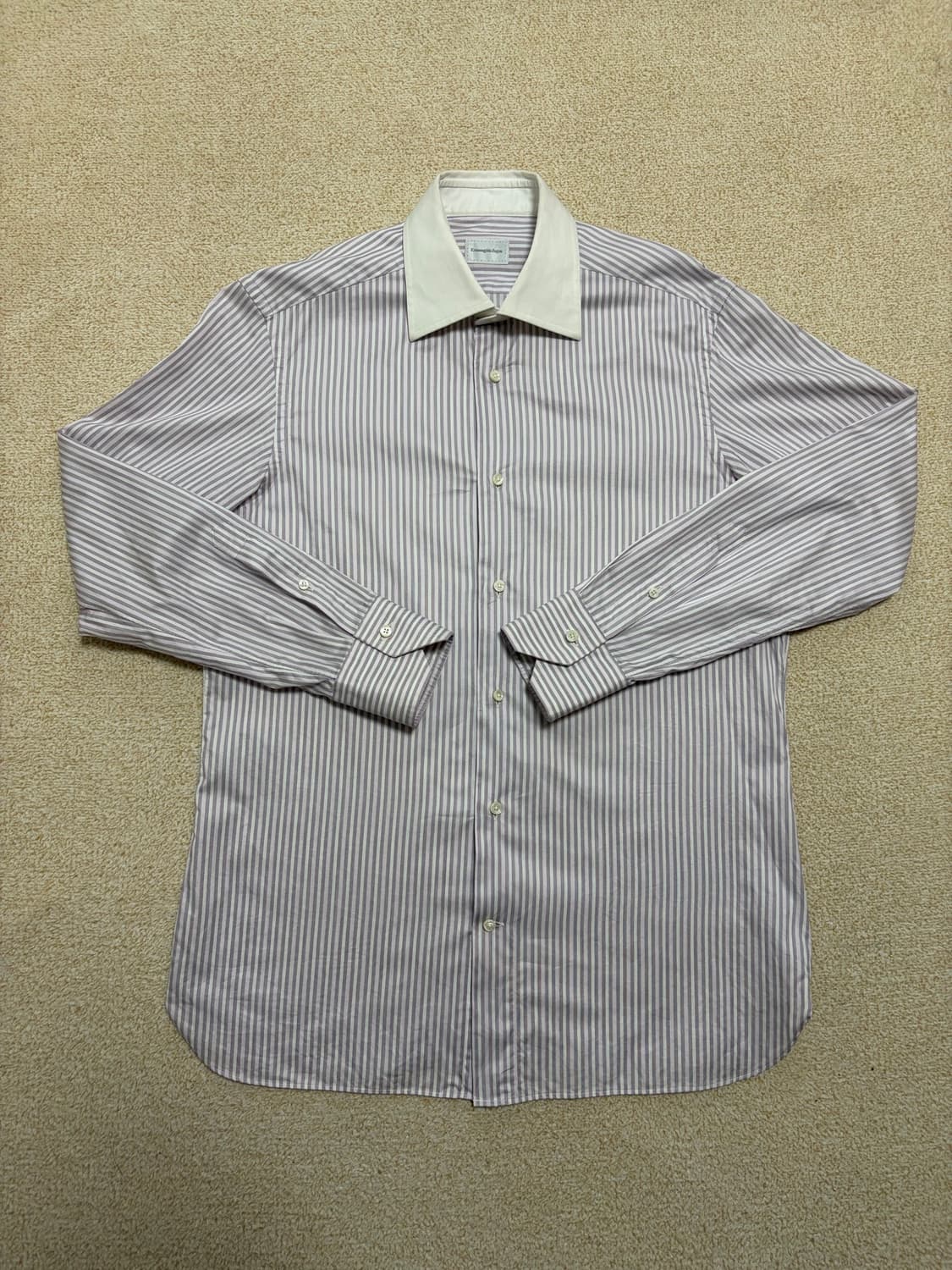 Ermenegildo Zegna 에르메네질도 제냐 스트라이프 드레스 셔츠 상품이미지2
