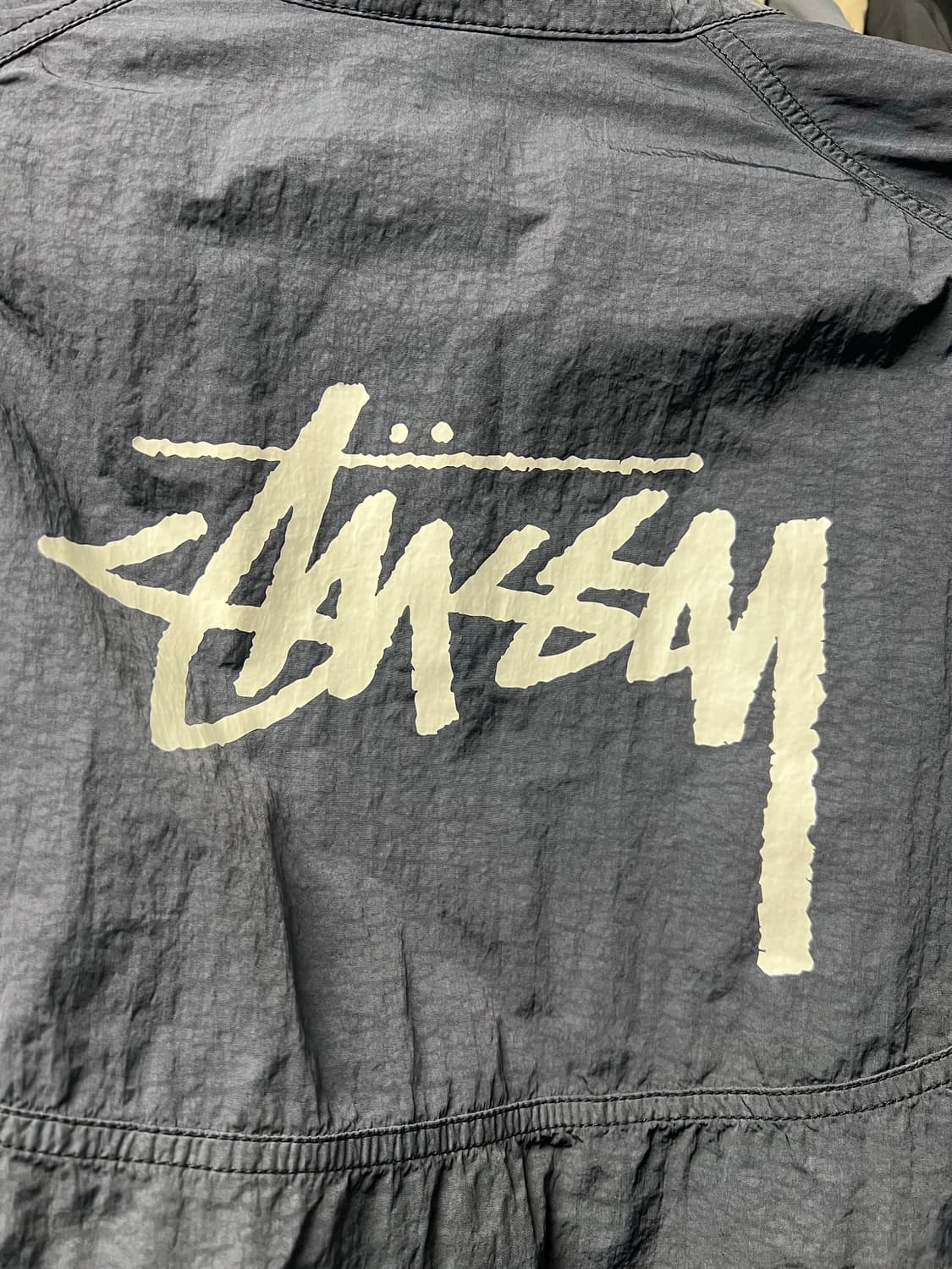 [L] 나이키 x 스투시 나투시 윈드러너 아노락 재킷 오프 누아르 상품이미지8