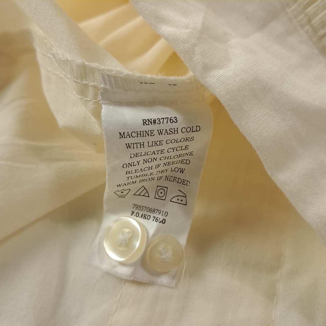 CK521 XL 센트로 00s 크림 과야베라 반팔 셔츠 남방 상품이미지5