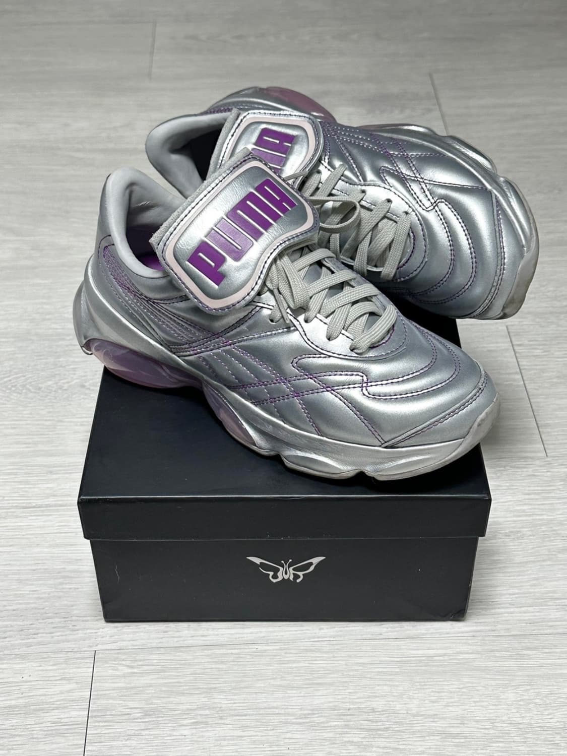 푸마 두아리파 셀돔킹 실버 핑크 245 상품이미지1