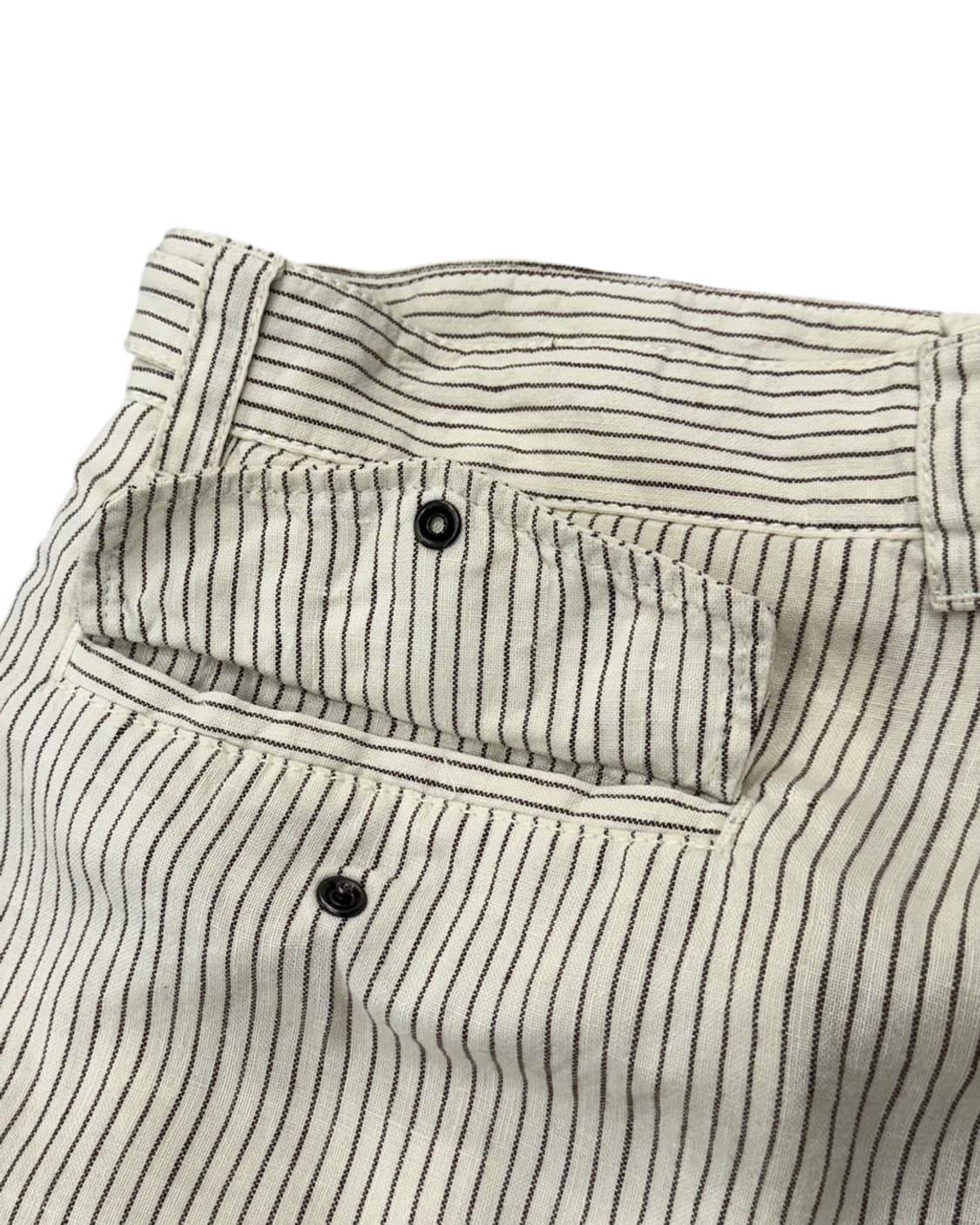 아르마니 꼴레지오니 스트라이프 린넨 팬츠 상품이미지9