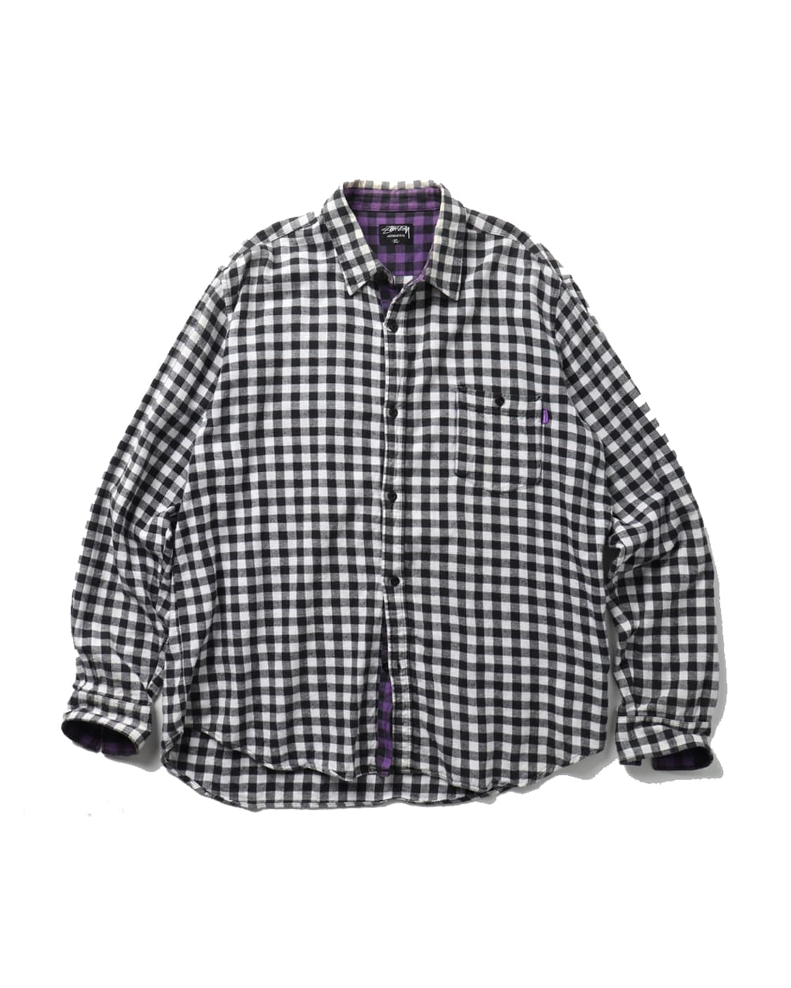 STUSSY Gingham Check Flannel Shirt 상품이미지1