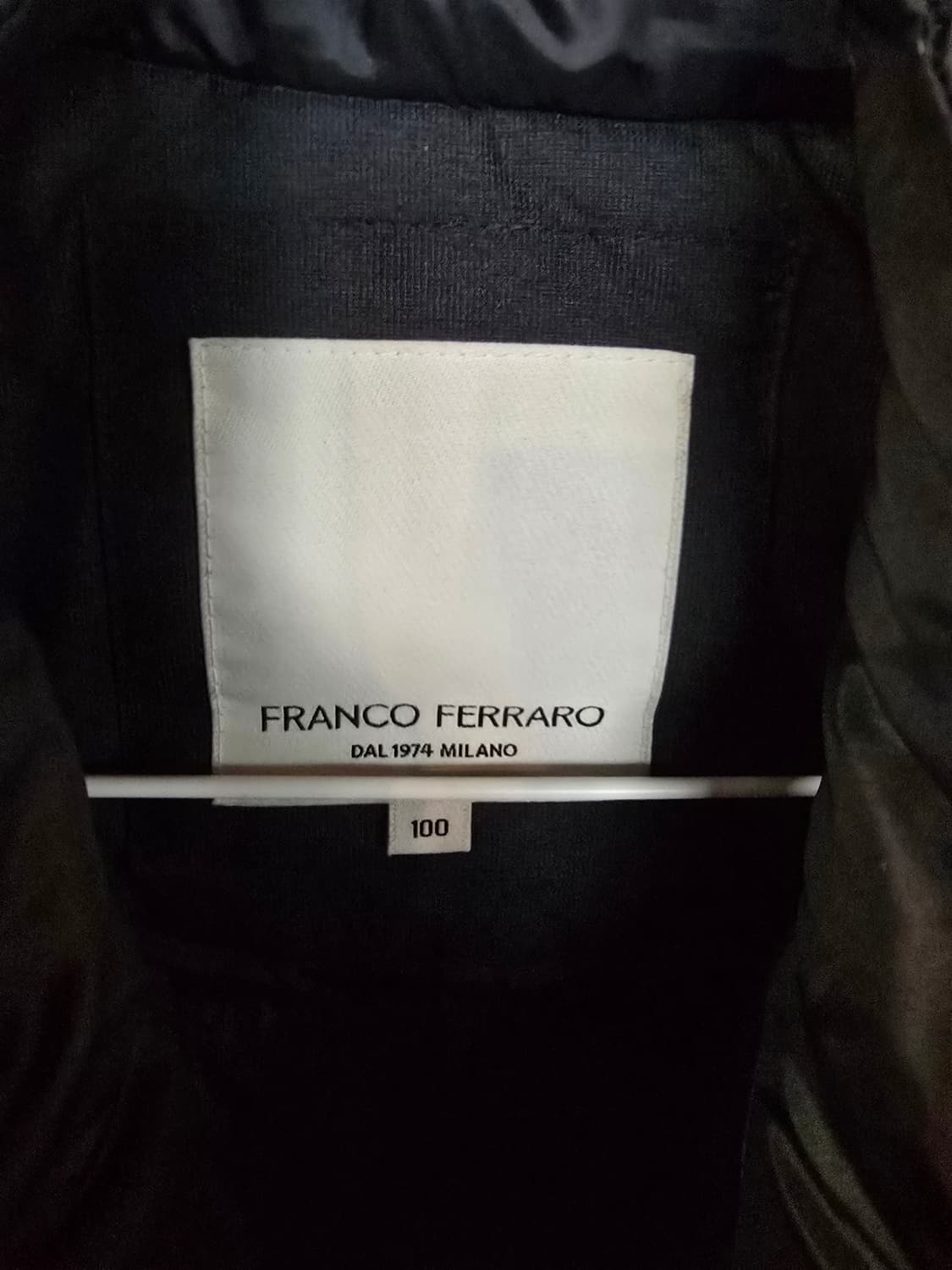 프랑코 페라로 블랙 남성 패딩코트 상품이미지4