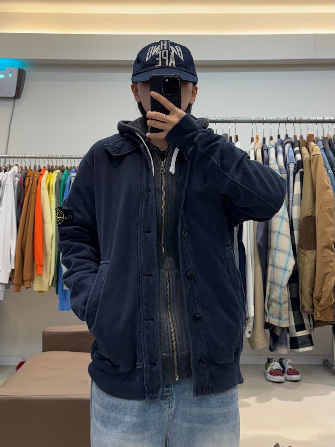 스톤아일랜드 패치 빅버튼 자켓 상품이미지8