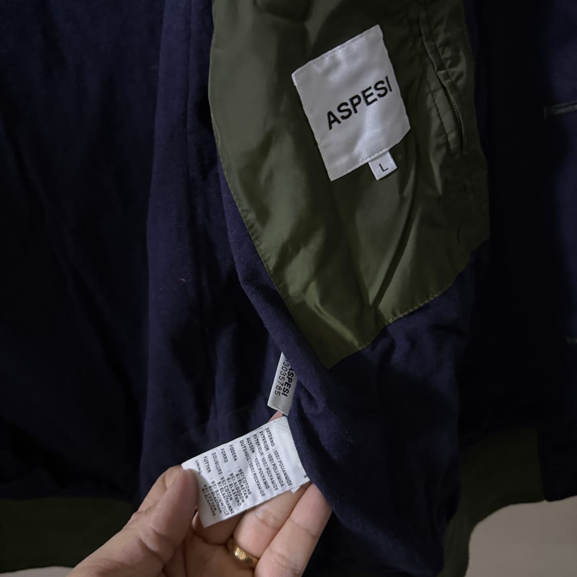 아스페시 남성 블루종 점퍼 L (남성 슬림100) 상품이미지9