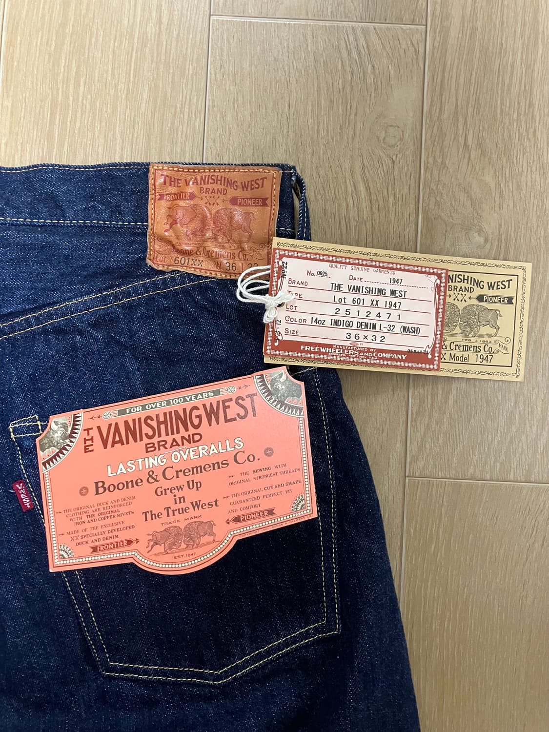 (새상품)프리휠러스 1947 601xx 원워시 36x32 상품이미지3