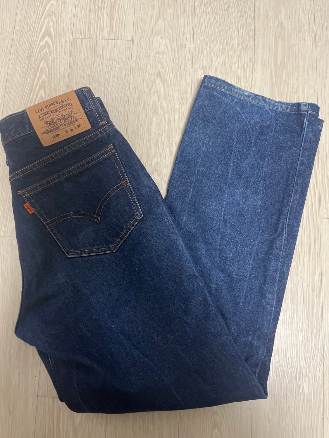 90‘s 리바이스 220 오렌지택 데님 상품이미지6