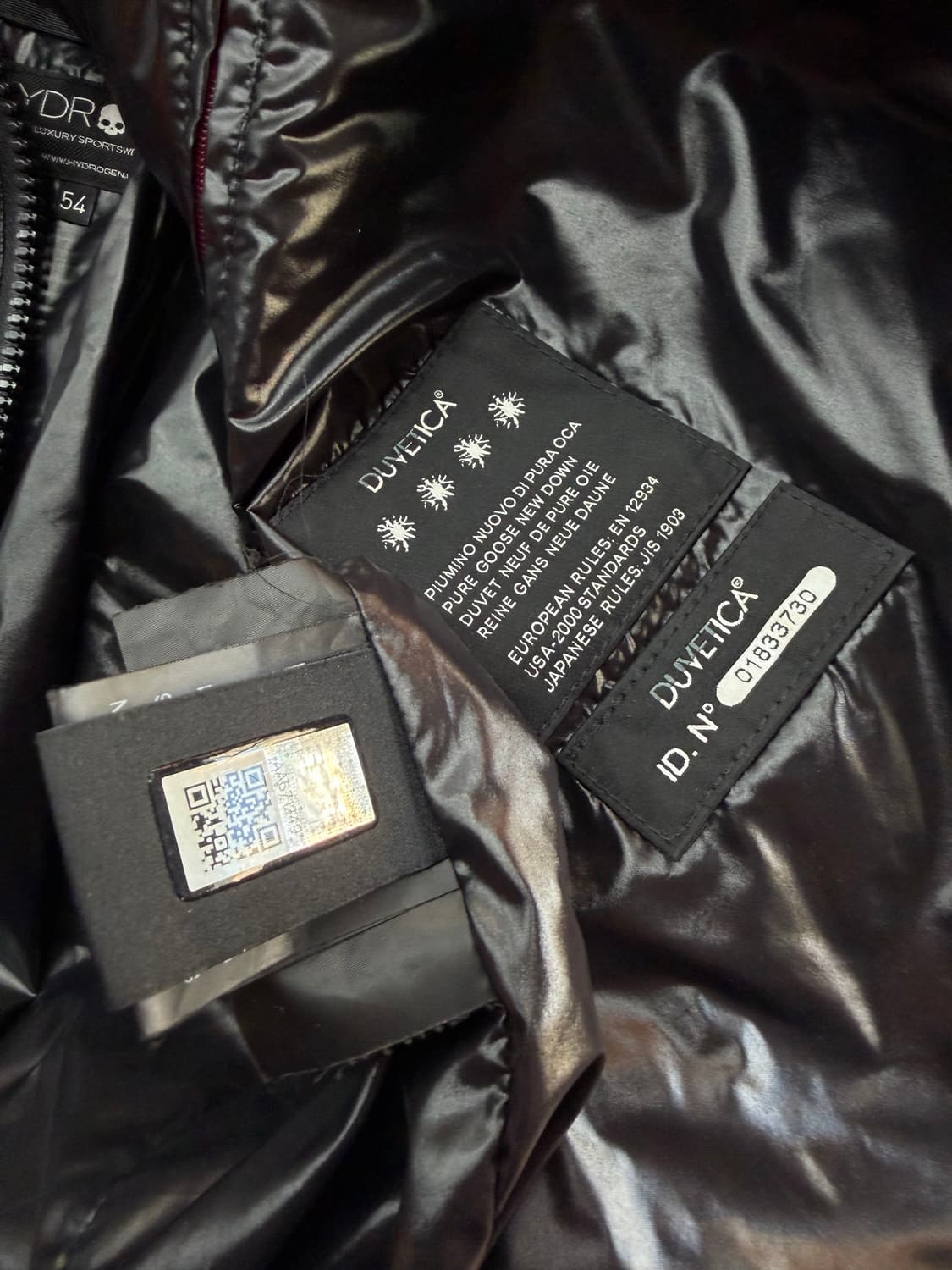 54/ 듀베티카X하이드로겐 콜라보 다운 패딩점퍼 상품이미지10