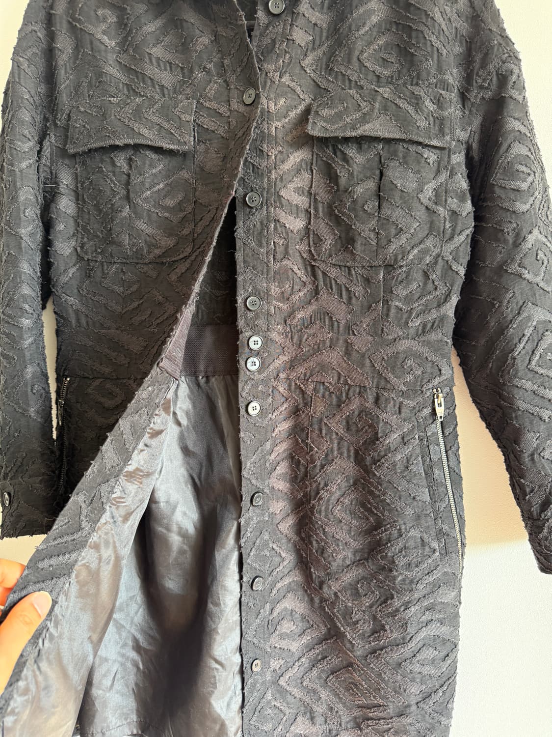 나이스클랍(ADD by NICE CLAUP) 자가드 셔츠 자켓 상품이미지5