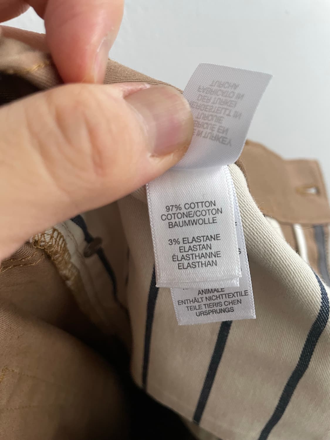 폴 스미스 테이퍼드 치노 샌드 베이지 32? 상품이미지9