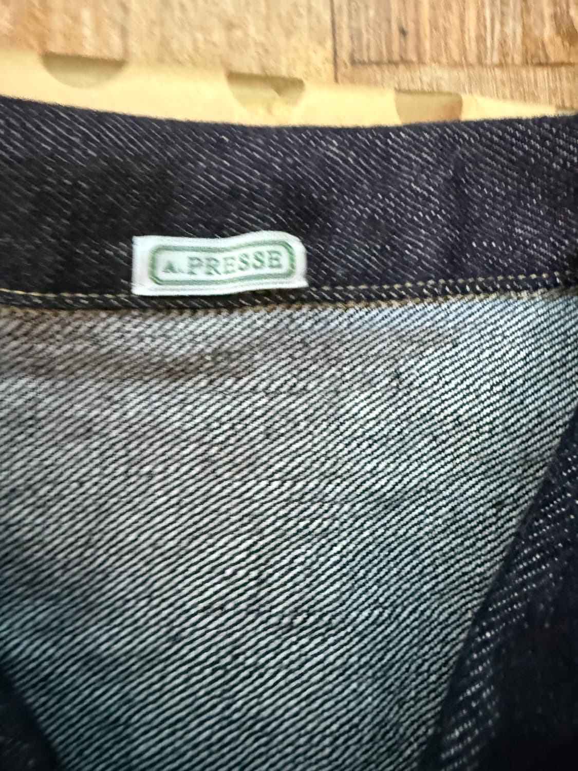 아프레쎄 1ST TYPE 데님 자켓 ap-1001 46사이즈 상품이미지3