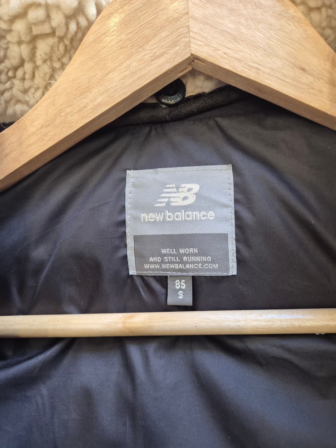 뉴발란스 무스탕 자켓 블랙 S 상품이미지3