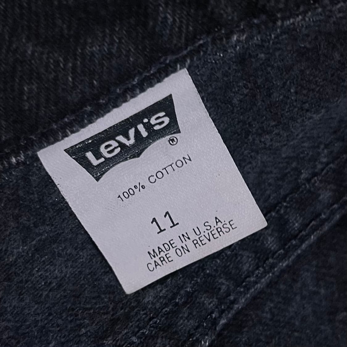 리바이스 13550-0260 블랙진 W L 상품이미지5