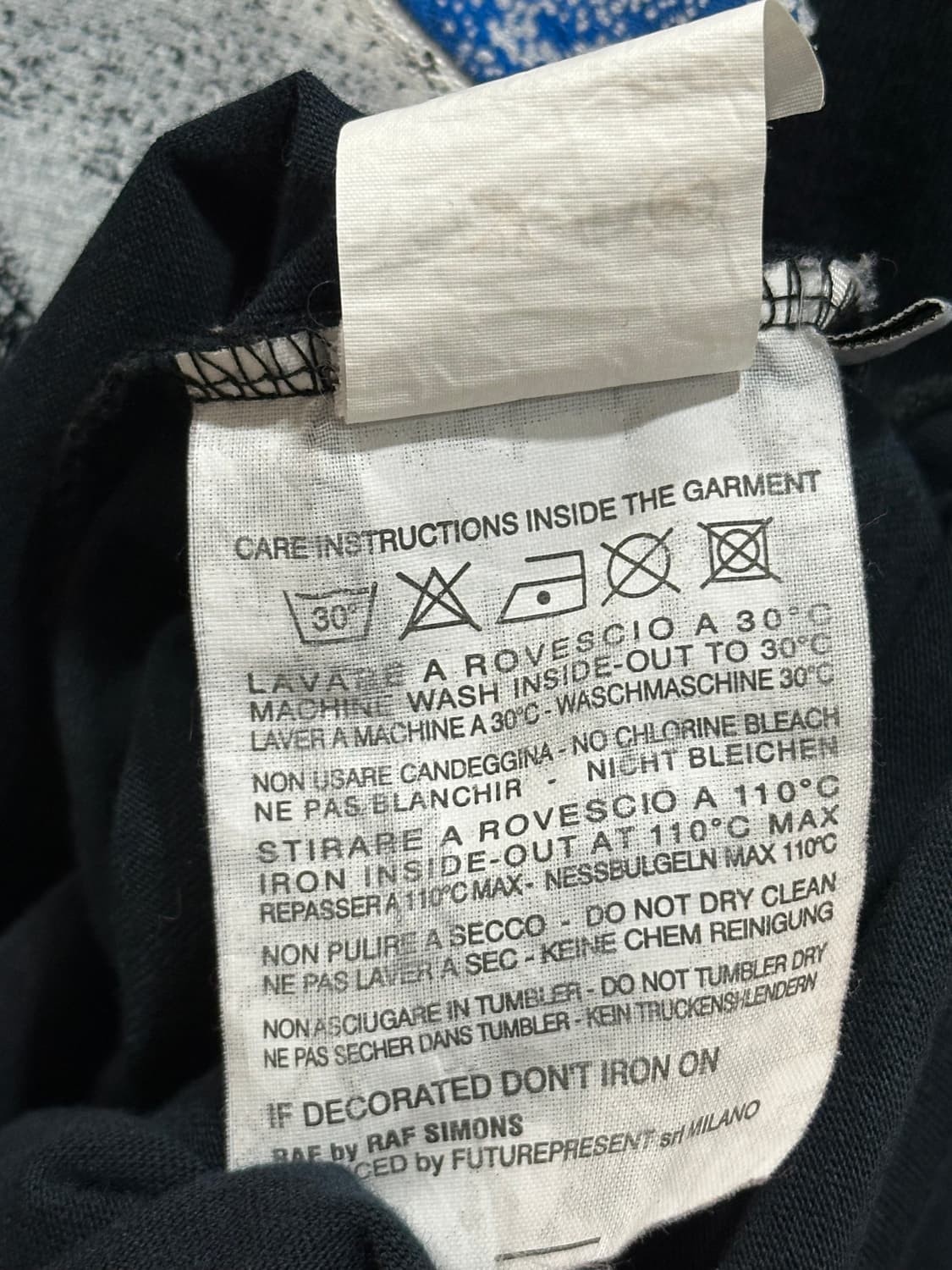 라프시몬스 아카이브 06시즌 슬리브리스 상품이미지8