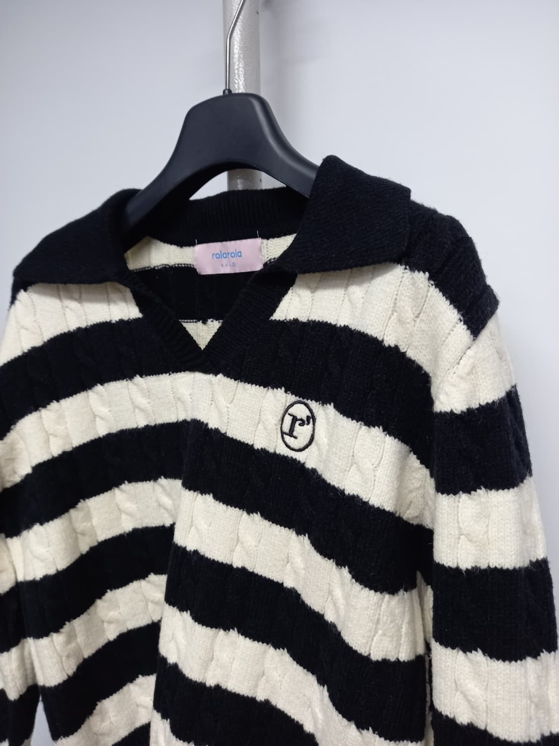 로라로라 춘추동 루즈핏 숏 니트 F 33-55 상품이미지5