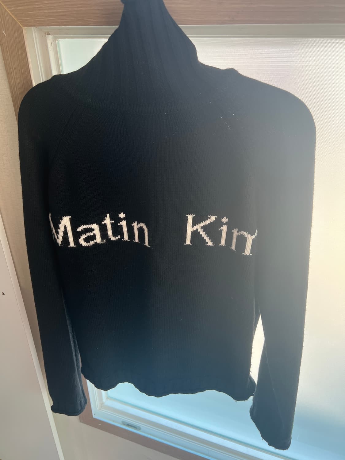 마뗑킴 블랙 니트 집업 S 상품이미지1