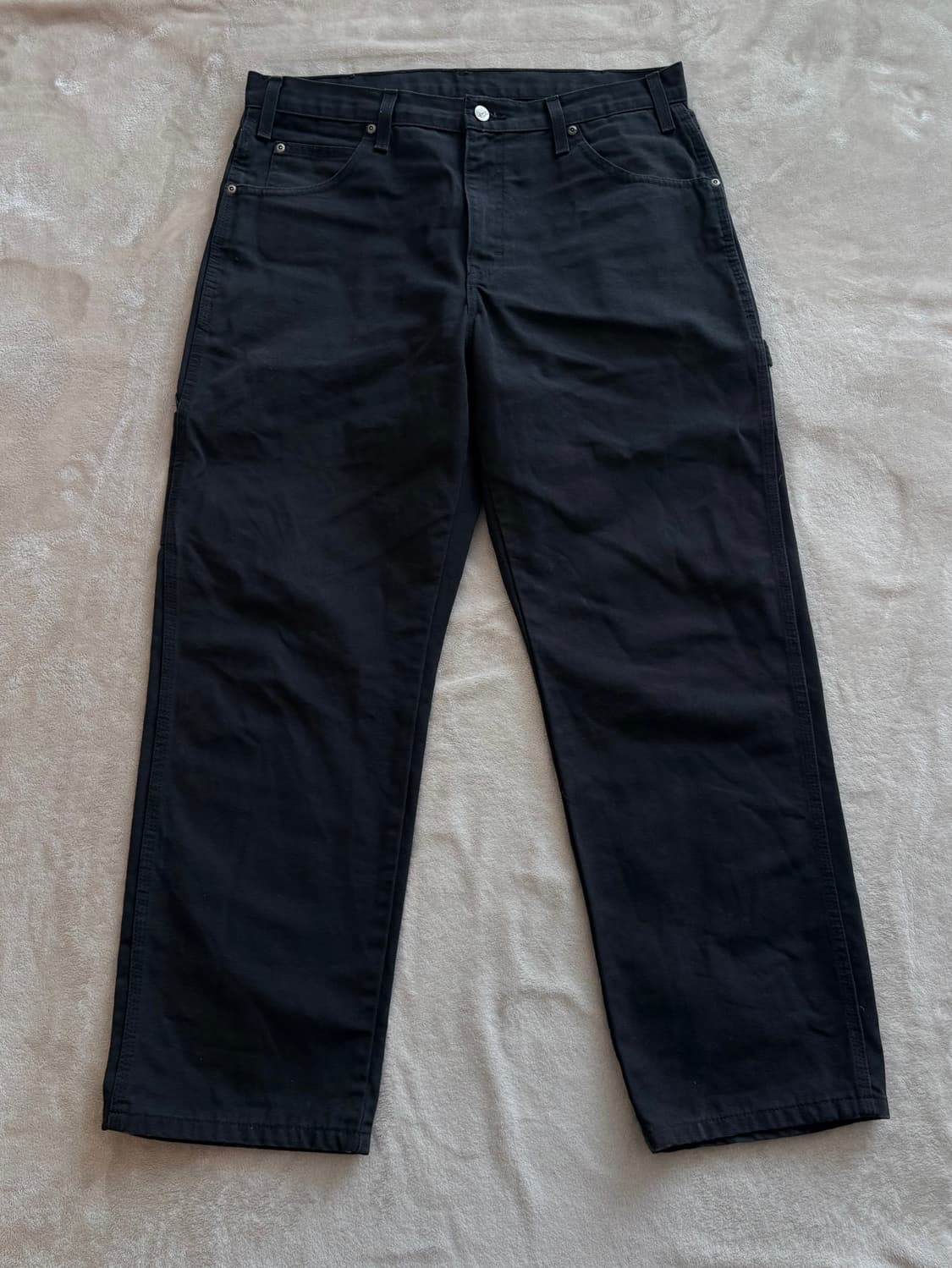 디키즈 1939 덕 카펜터 워크팬츠 블랙, 34/30 상품이미지1