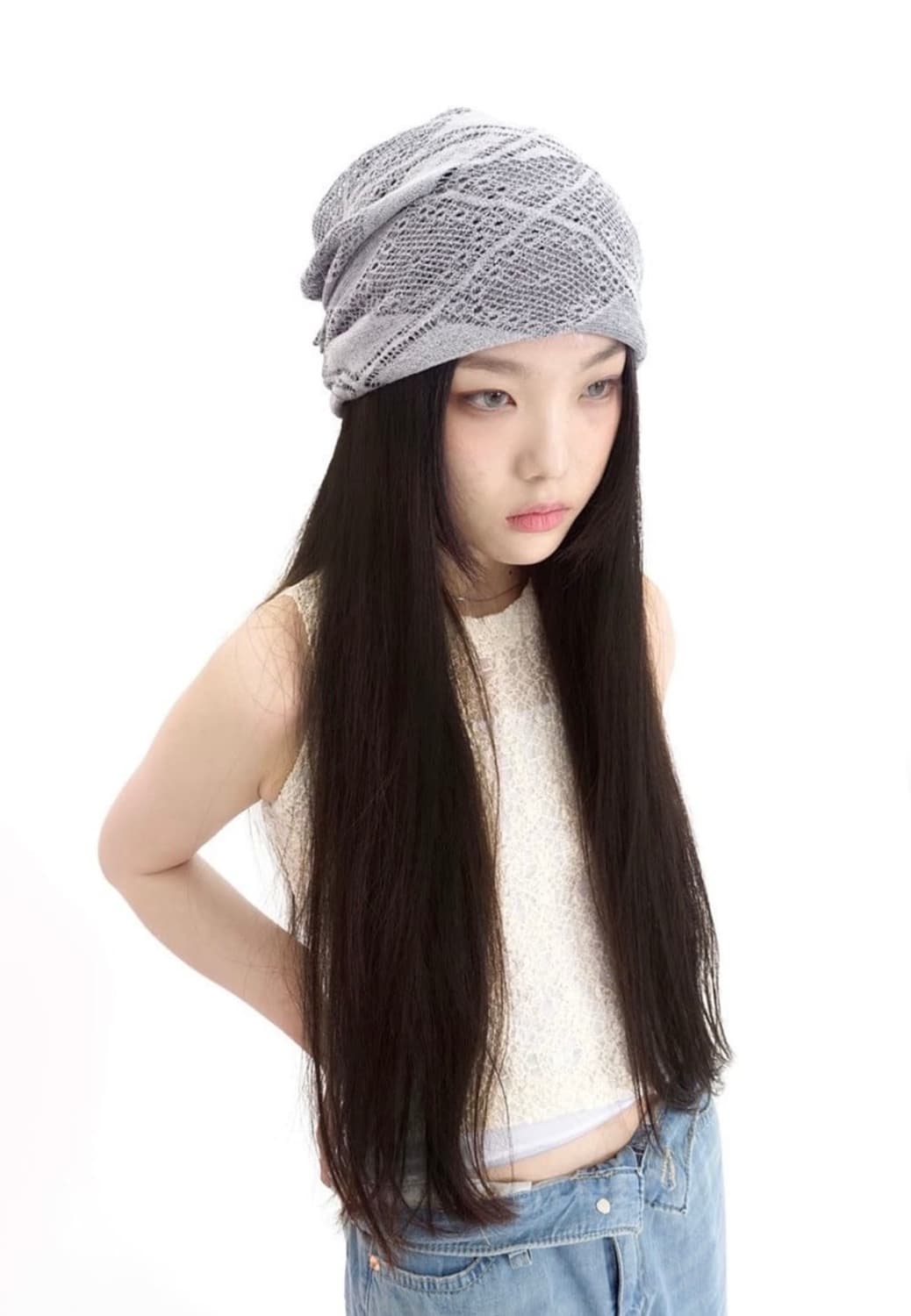 샵페어리 knitted tie-up bandana 상품이미지1