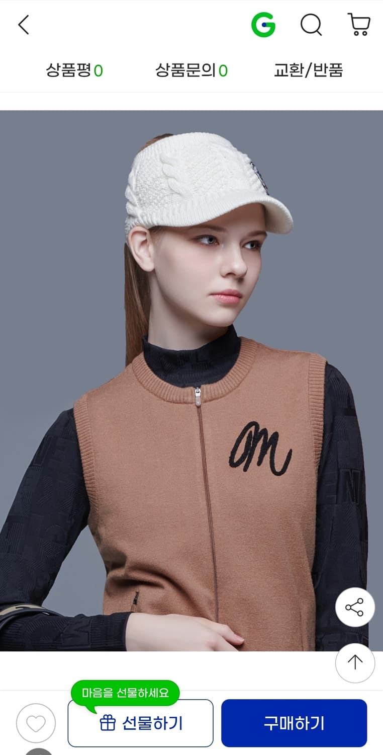 디즈니골프 미사용 미니마우스 니트모자 Free 상품이미지5