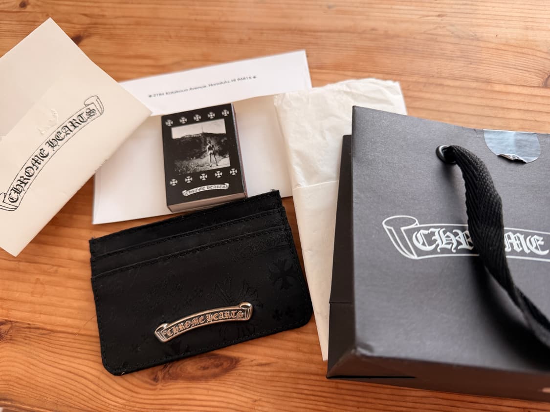 크롬하츠 카드지갑 + 쇼핑백 풀세트 상품이미지1