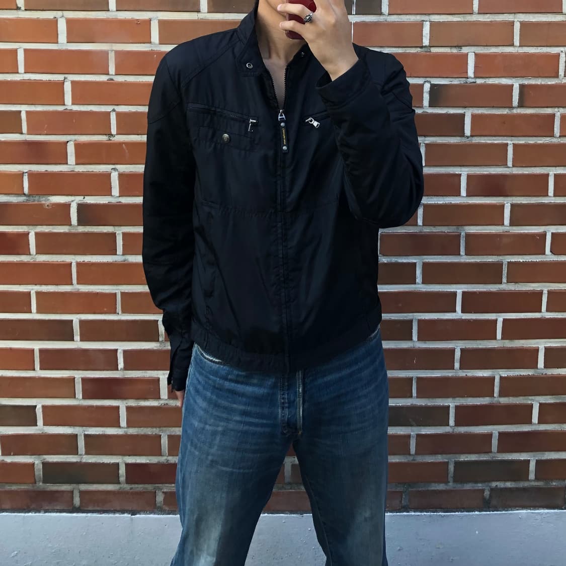 캘빈클라인 나일론 바이커 자켓 상품이미지3