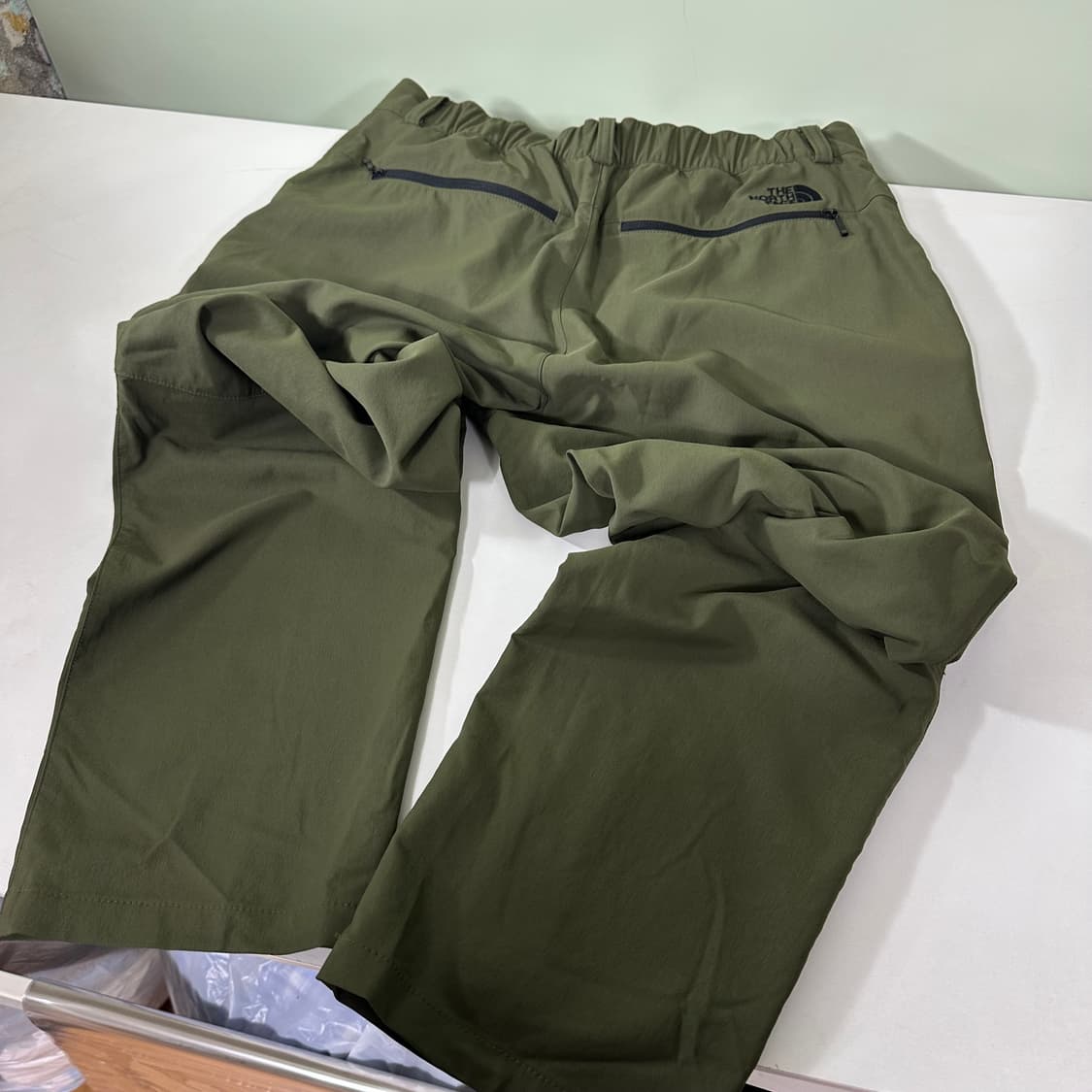 M-L 노스페이스 딥카키 레귤러핏 나일론 등산팬츠 상품이미지5