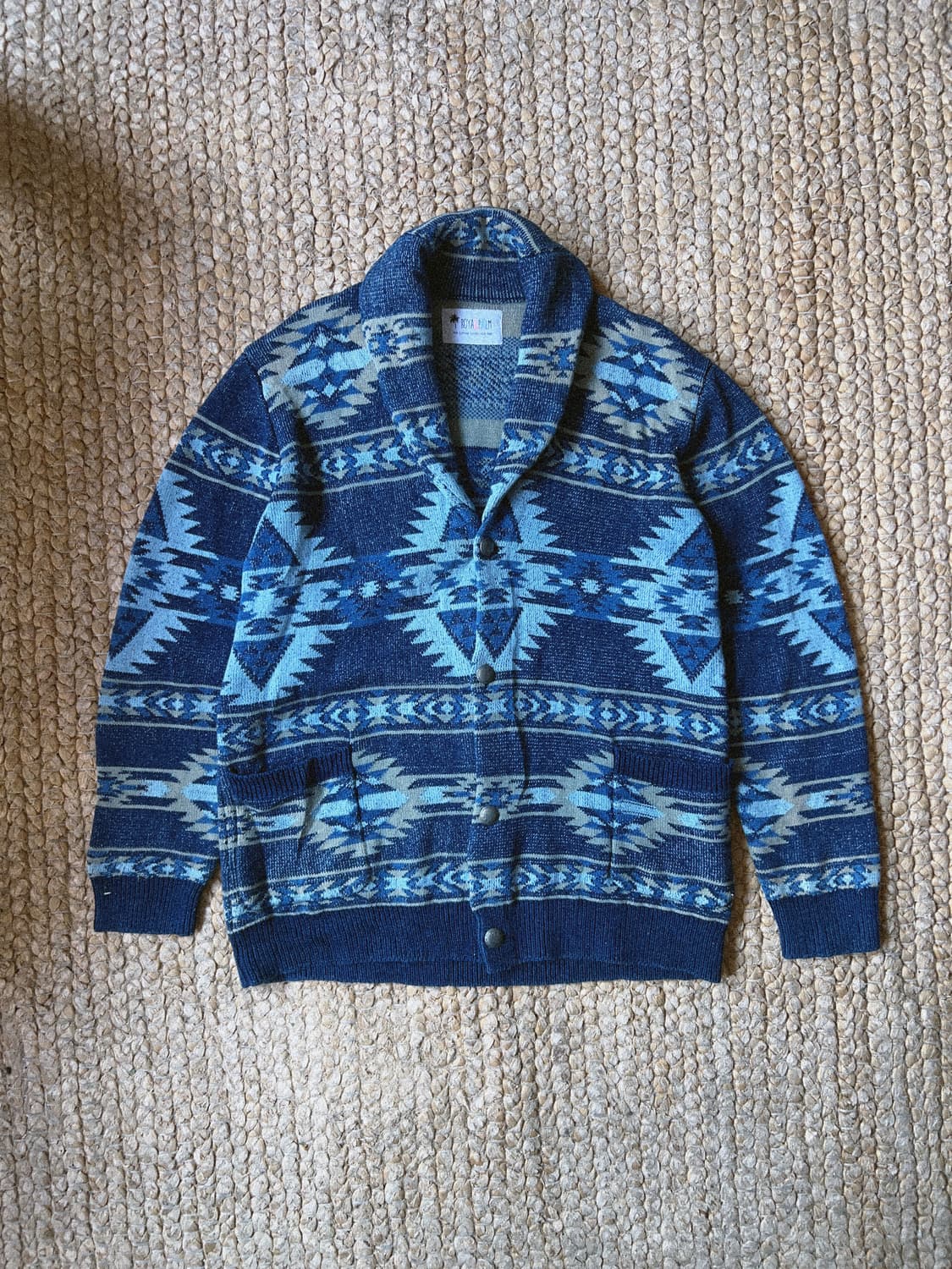 ROYALPALM Indigo Navajo Knitwear 상품이미지1
