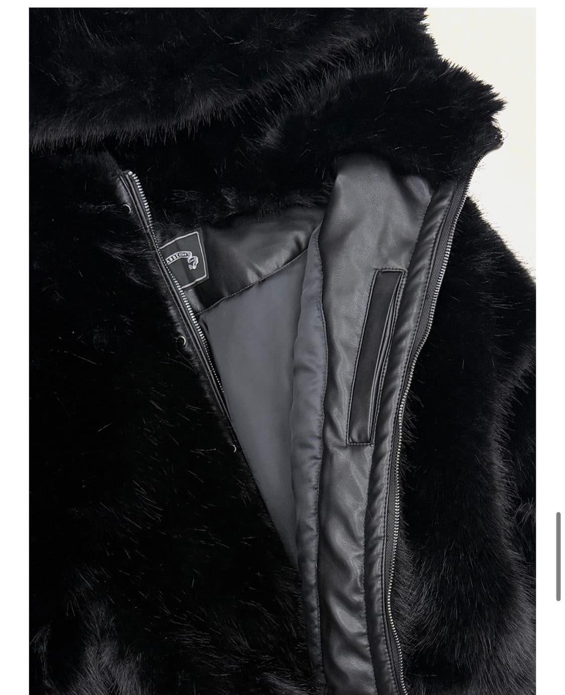 배드블러드 바이퍼81 후드 퍼 자켓 블랙 M 상품이미지3