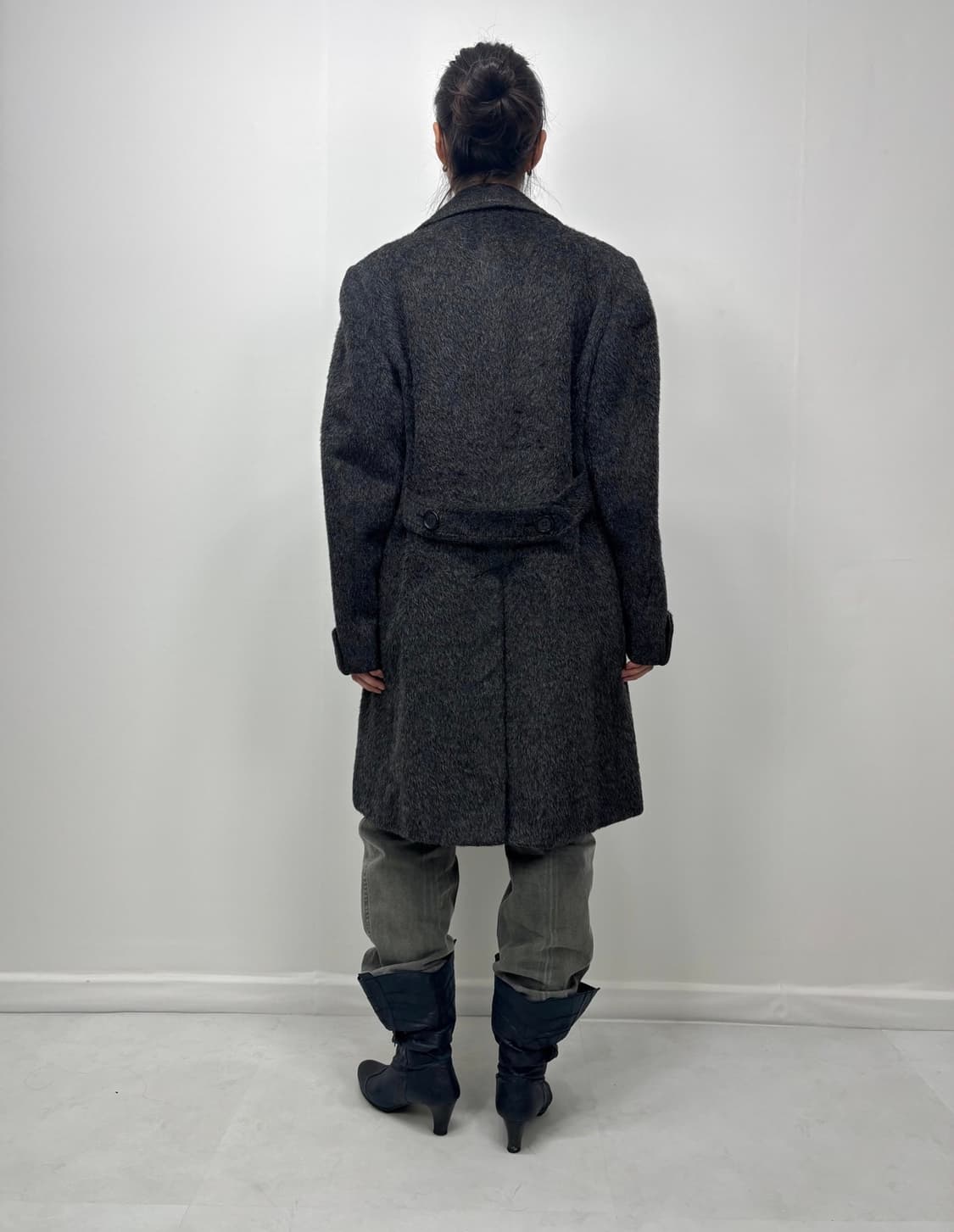 Hairy wool half coat 상품이미지3