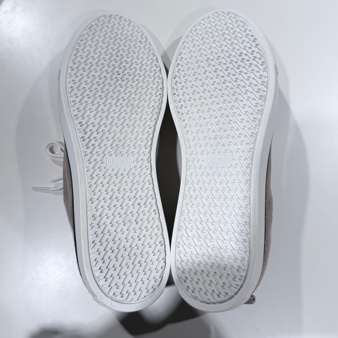 (A/42.5) / 에르메스 스웨이드 스니커즈 브라운 상품이미지8