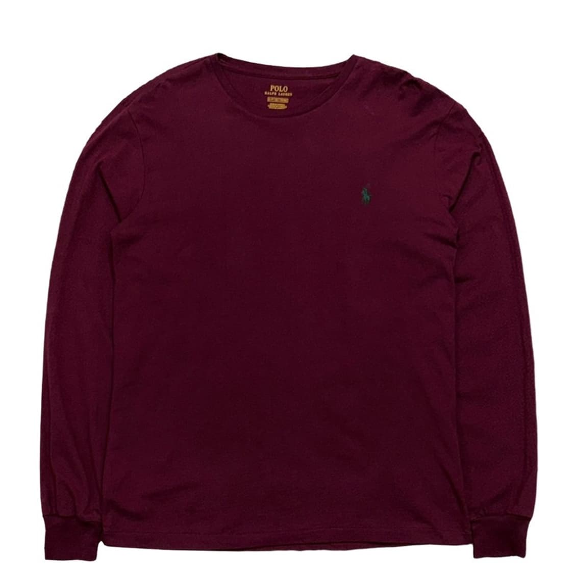 RALPH LAUREN 버건디 롱슬리브 S 상품이미지1